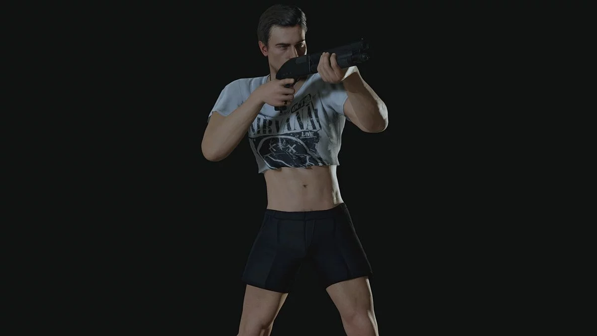 Resident Evil 2 — Short top for Leon