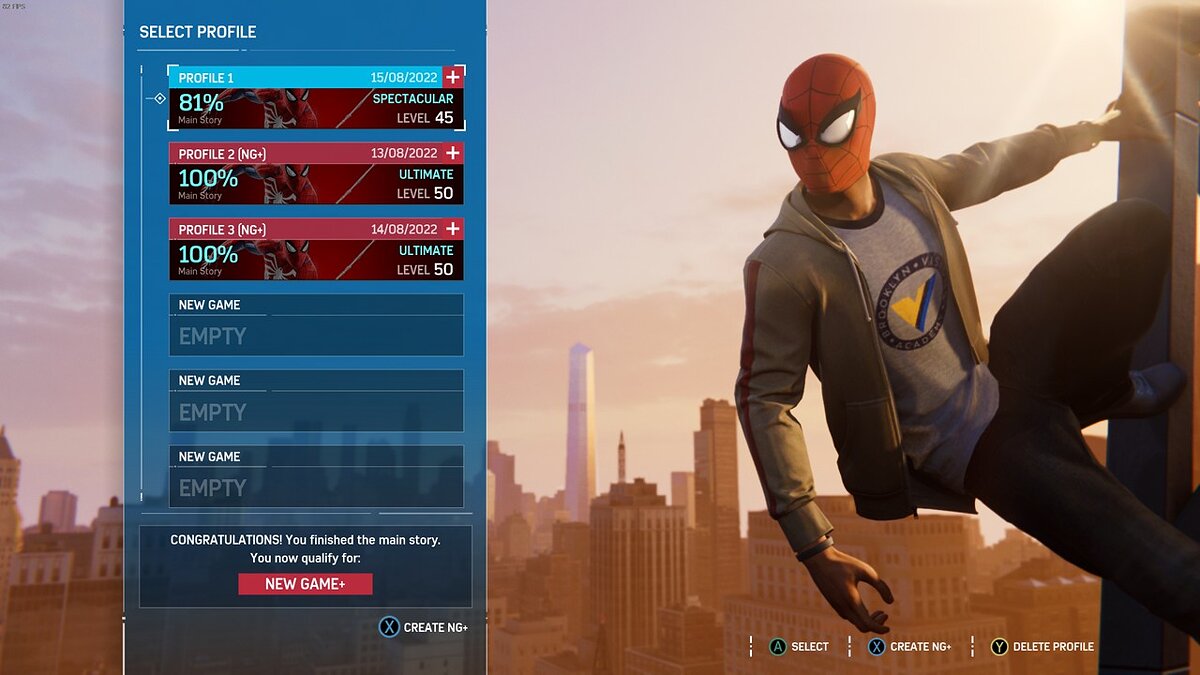 Marvel&#039;s Spider-Man Remastered — Miles Morales wearing a mask