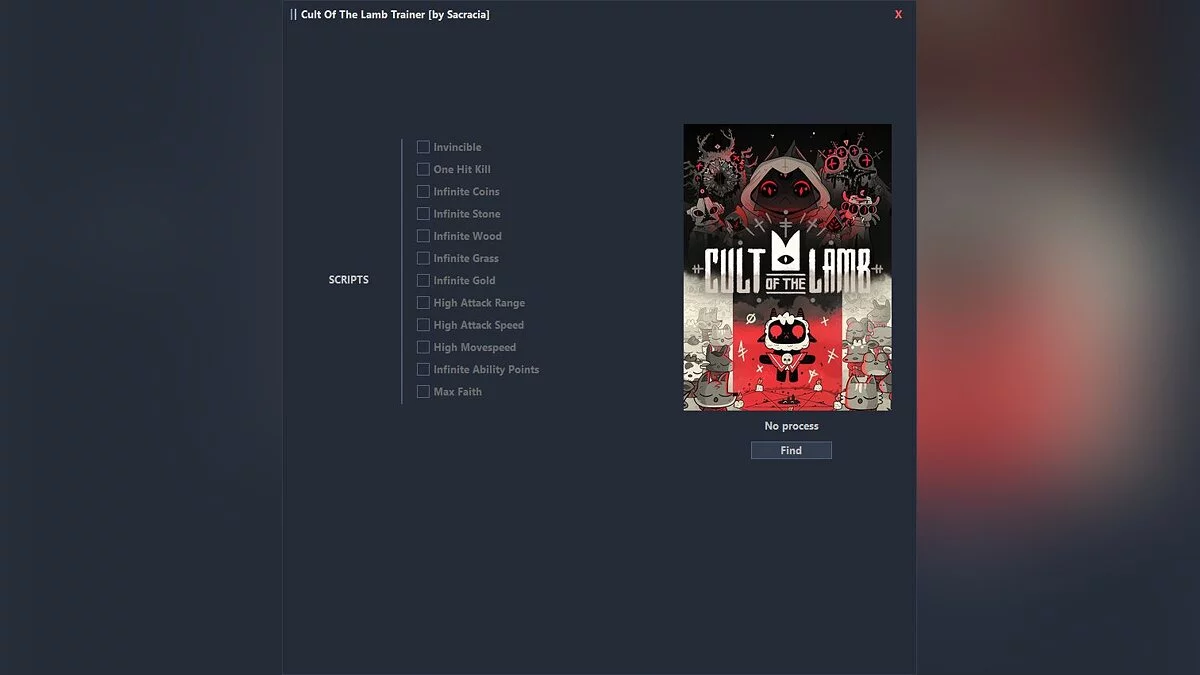 Cult of the Lamb — Trainer (+12) [UPD: 08/14/2022]