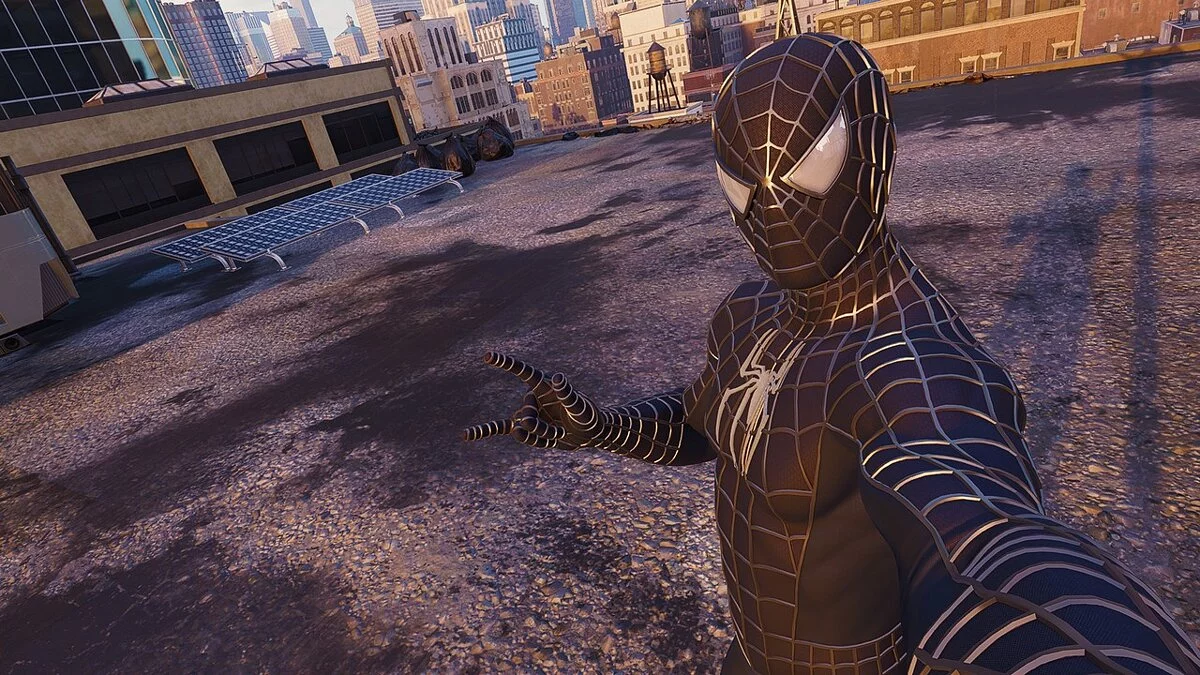 Marvel&#039;s Spider-Man Remastered — traje negro raimi