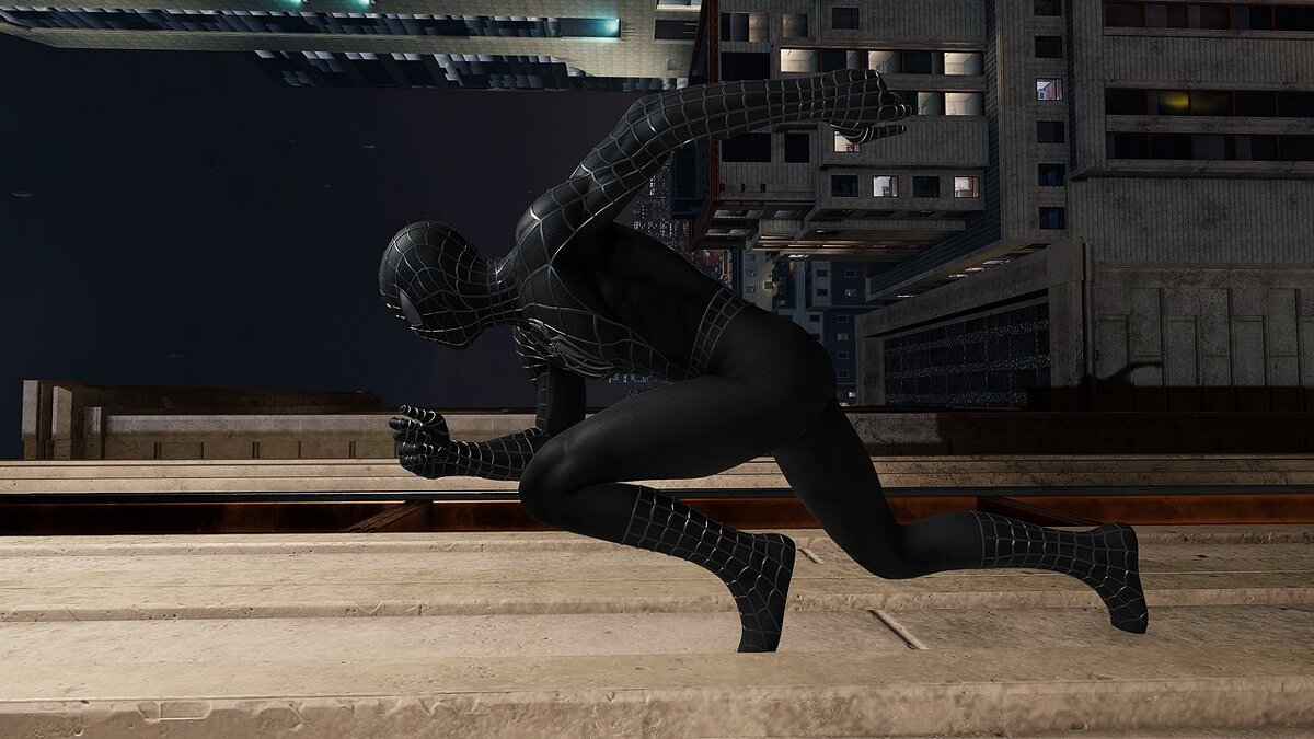 Marvel&#039;s Spider-Man Remastered — Black suit from the movie "Spider-Man 3"