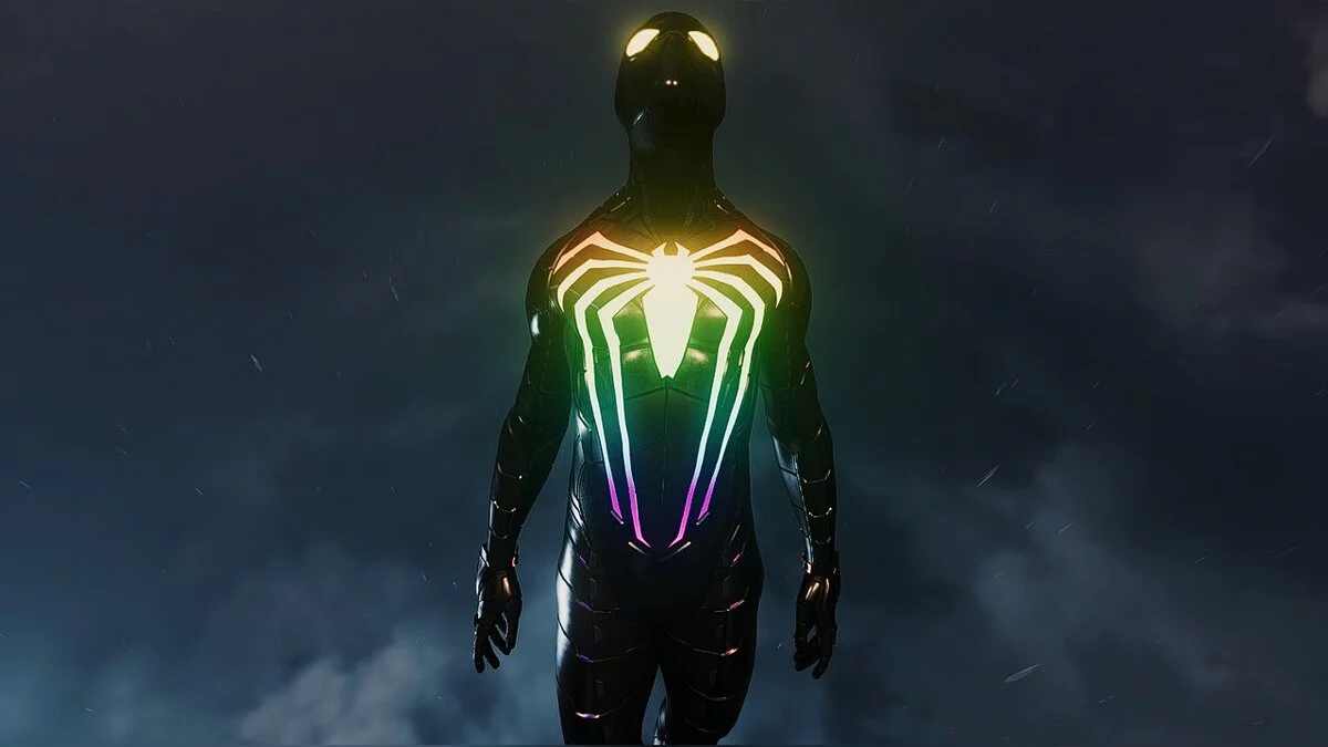 Marvel&#039;s Spider-Man Remastered — traje rgb