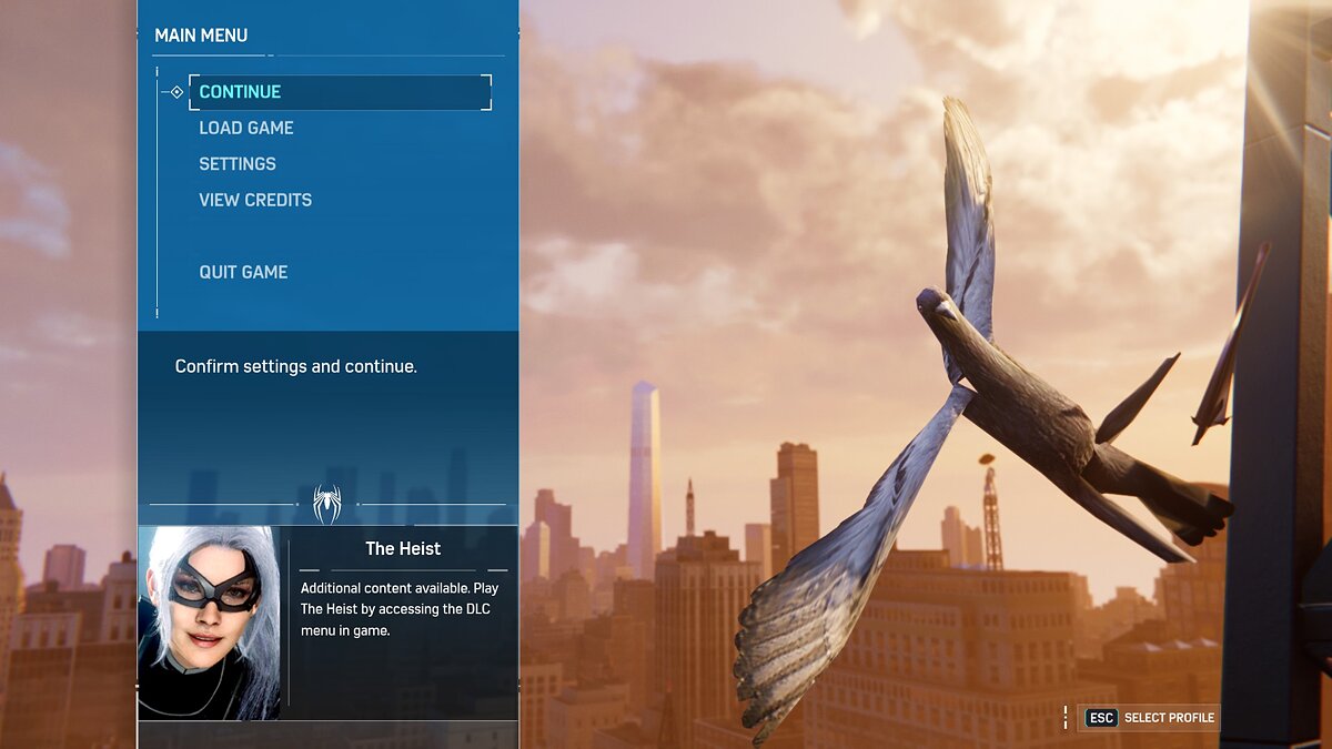 Marvel&#039;s Spider-Man Remastered — Play as a pigeon