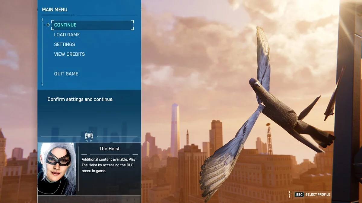 Marvel&#039;s Spider-Man Remastered — Play as a pigeon