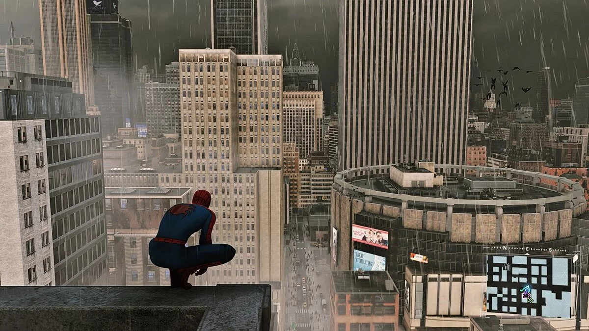 Marvel&#039;s Spider-Man Remastered — Lluvia a la hora elegida del día