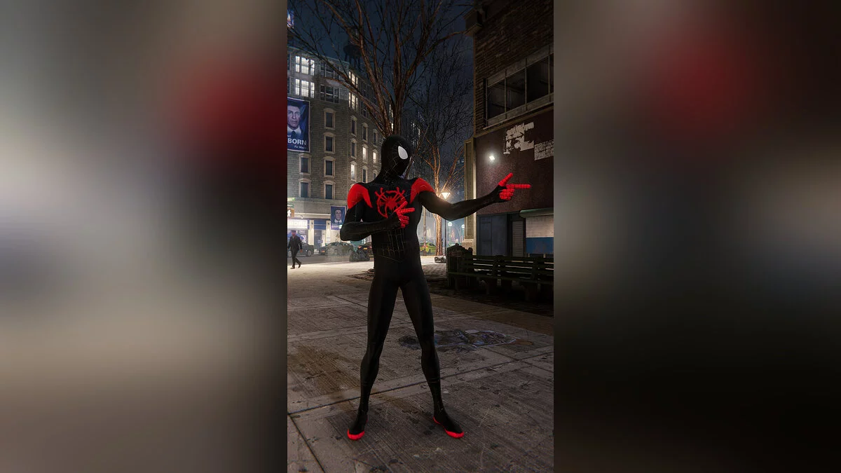 Marvel's Spider-Man Remastered — Майлз Моралес в костюме из «Человек-паук: Через вселенные»