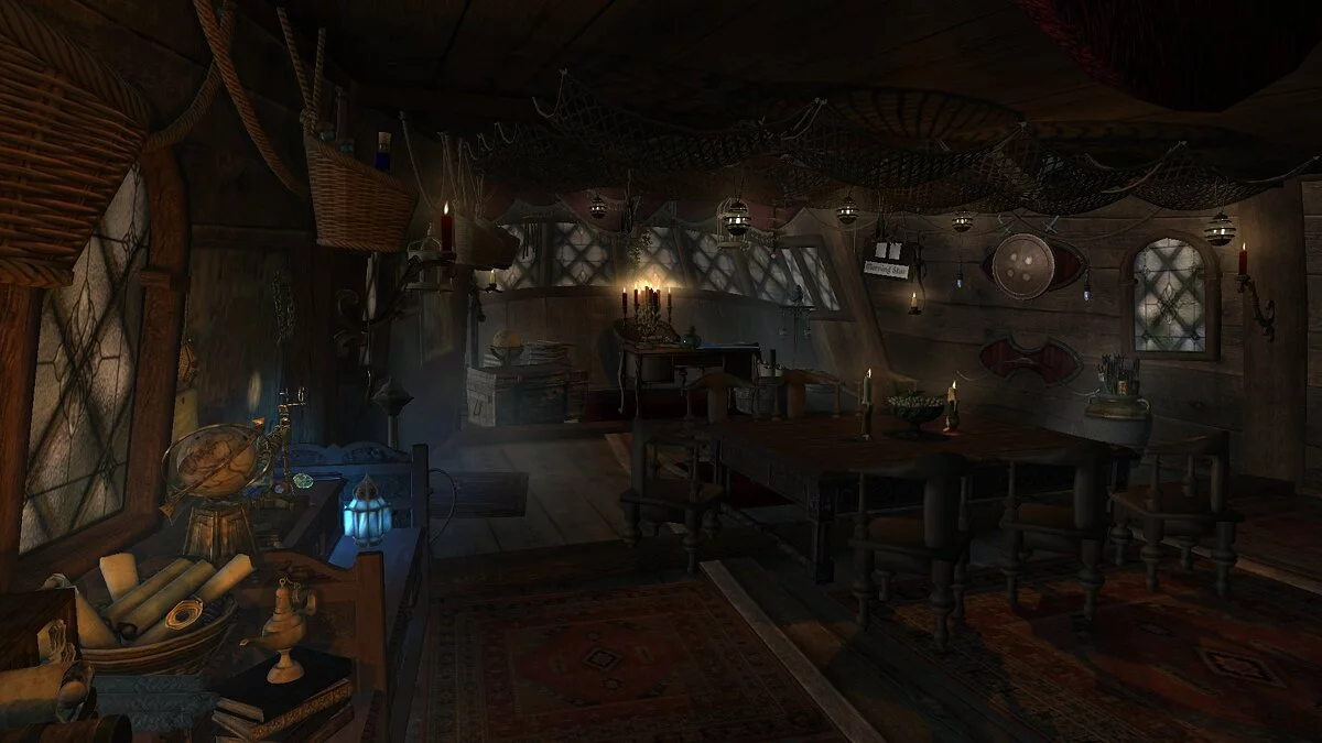 Elder Scrolls 5: Skyrim Special Edition — Парусний корабель редгардів і дім