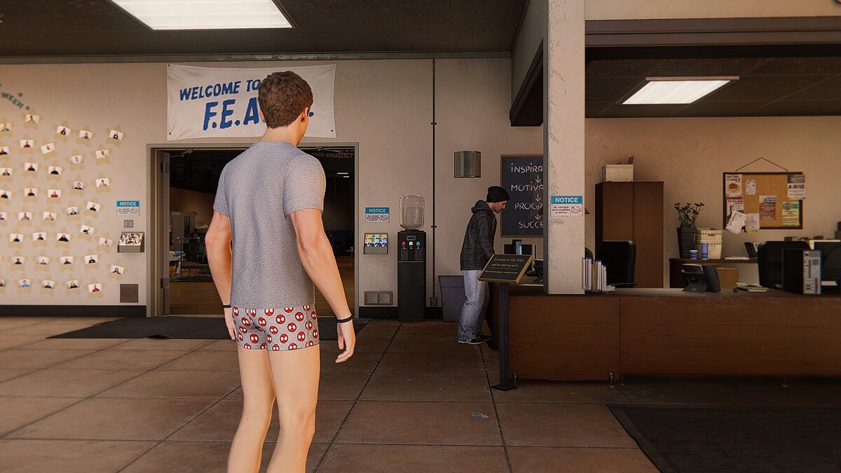 Marvel&#039;s Spider-Man Remastered — Peter in shorts