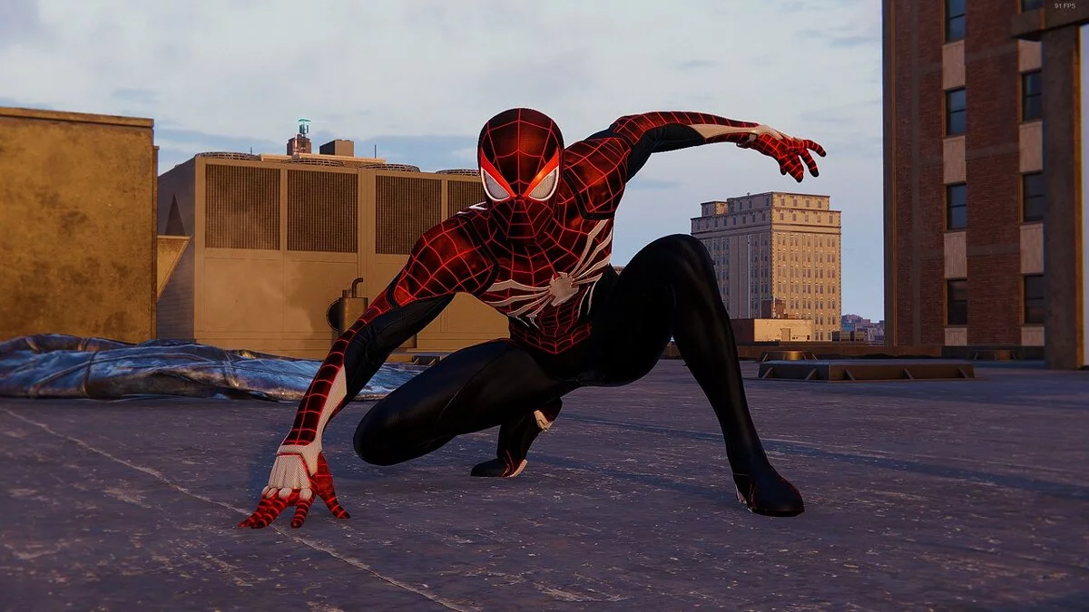 Marvel's Spider-Man Remastered — Усовершенствованный костюм красного цвета