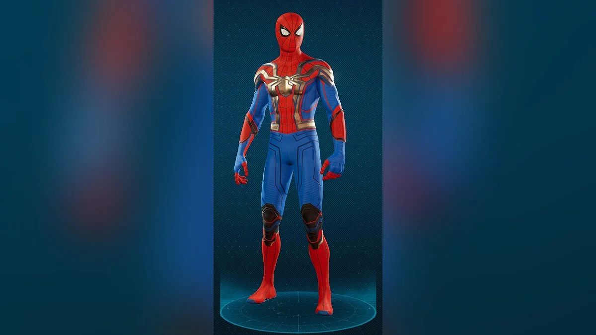 Marvel&#039;s Spider-Man Remastered — "Traje Integrado" Azul