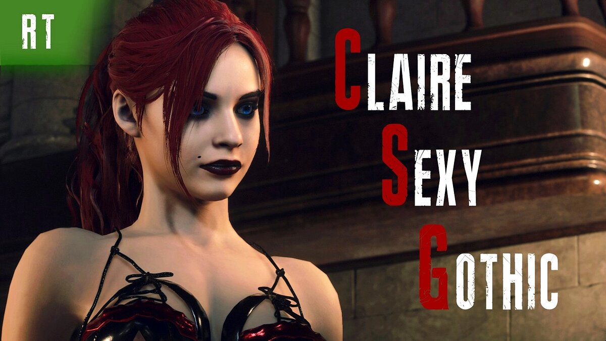 Resident Evil 2 — Claire Sexy Gothic (RT)