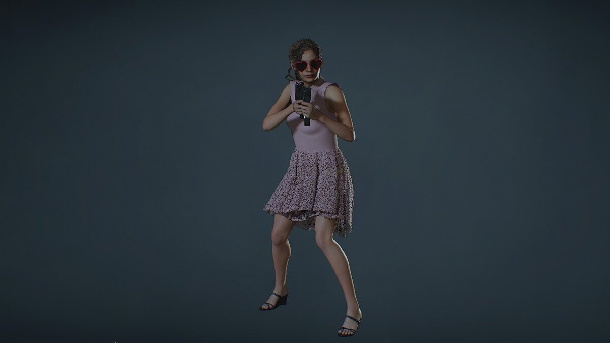 Resident Evil 2 — Heart glasses for Claire