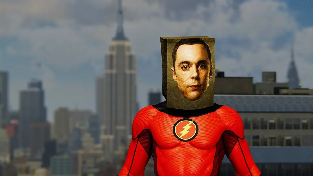 Marvel's Spider-Man Remastered — Шелдон в одязі Флеша