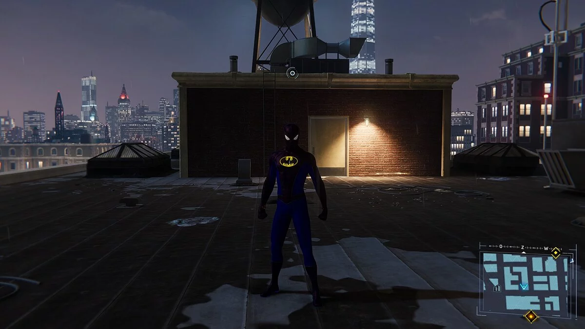 Marvel&#039;s Spider-Man Remastered — Batman costume