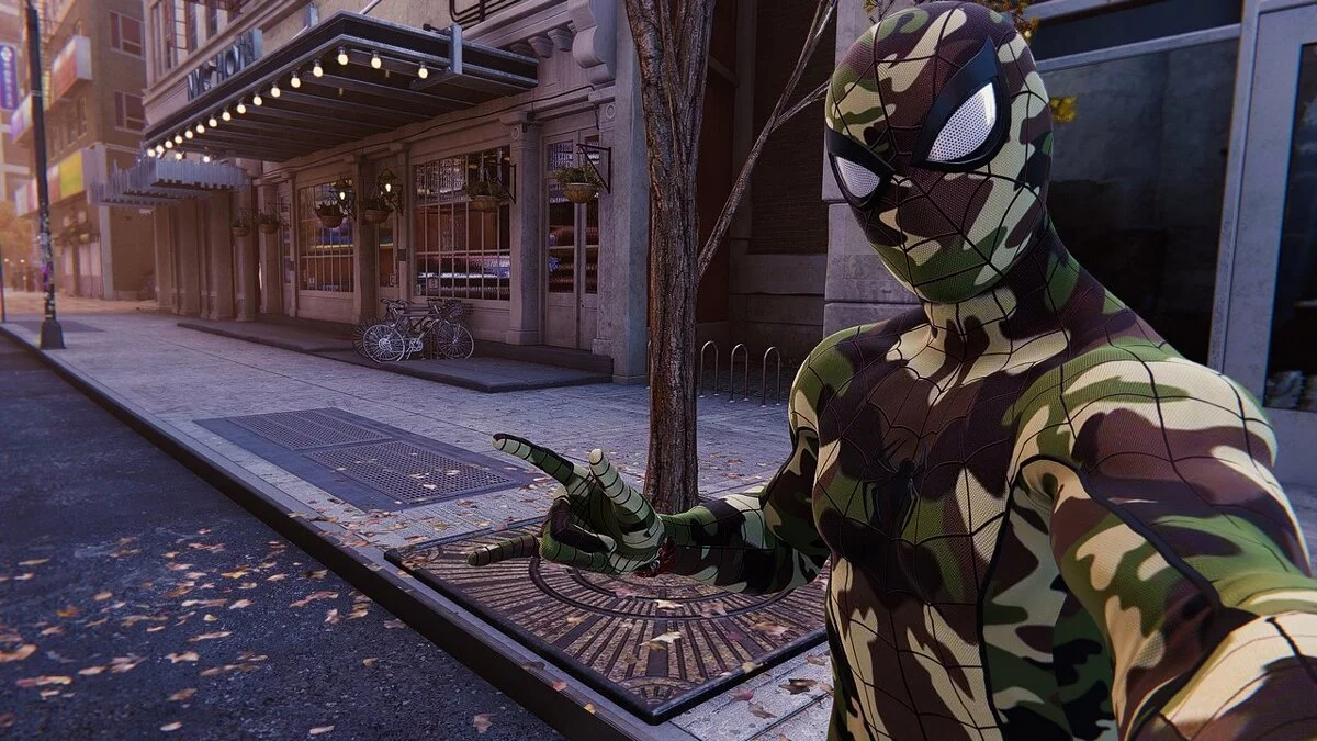 Marvel&#039;s Spider-Man Remastered — Костюм камуфляжу