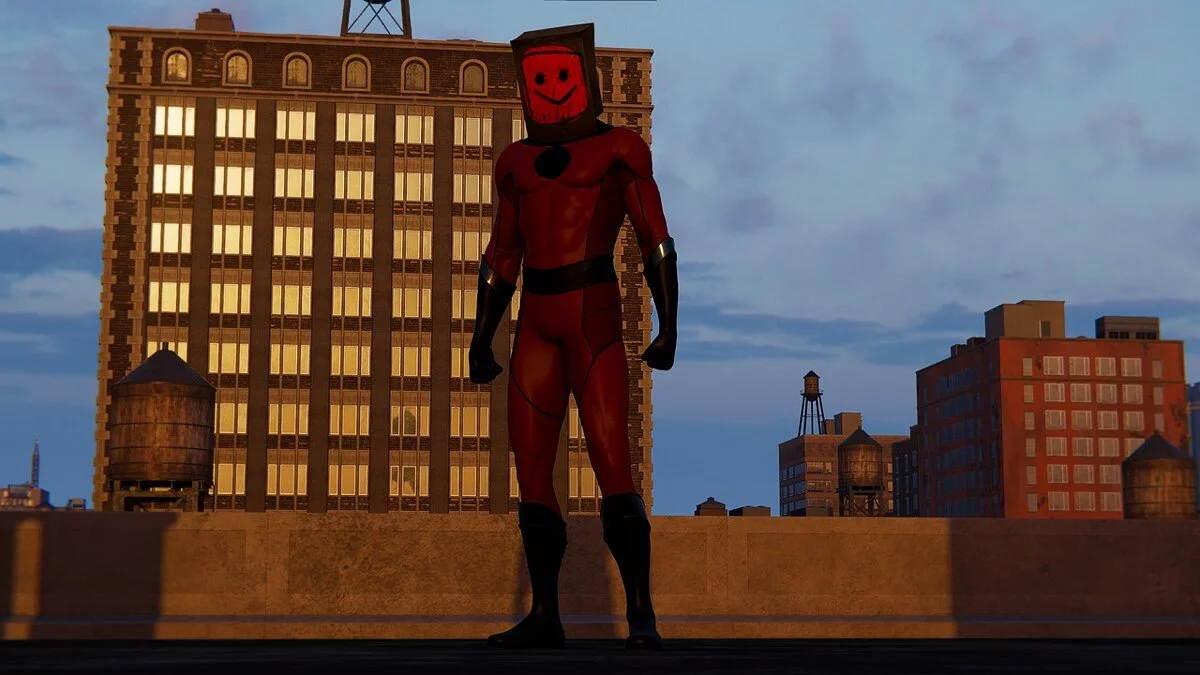 Marvel&#039;s Spider-Man Remastered — Червоний мішечник зі смайлом