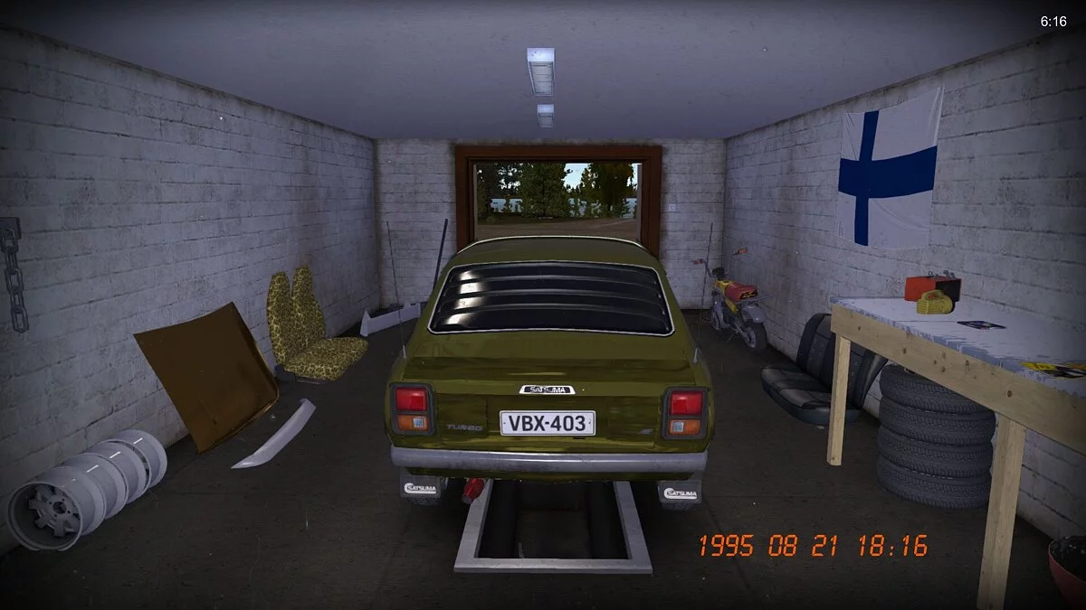 My Summer Car — Сохранение — Gold SATSUMA, имеются номера, бесконечные деньги