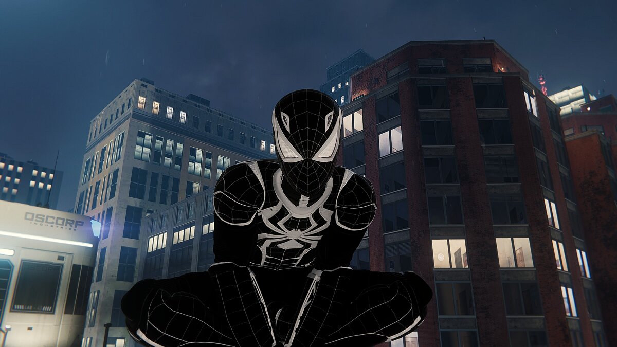 Marvel&#039;s Spider-Man Remastered — Symbiotic version of Aaron Aikman's suit