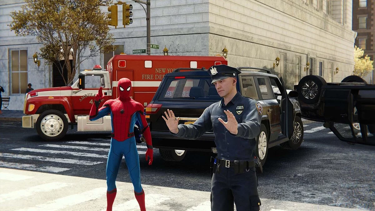 Marvel's Spider-Man Remastered — Точна форма поліції Нью-Йорка