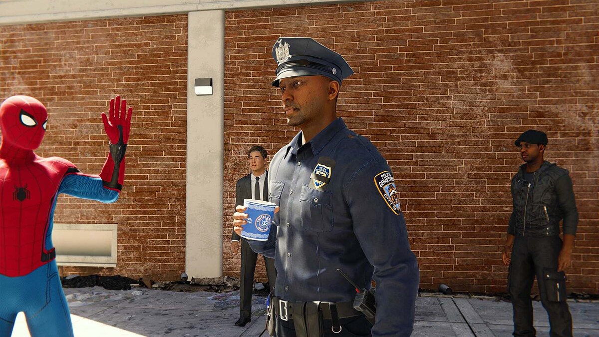 Marvel&#039;s Spider-Man Remastered — NYPD replica uniform