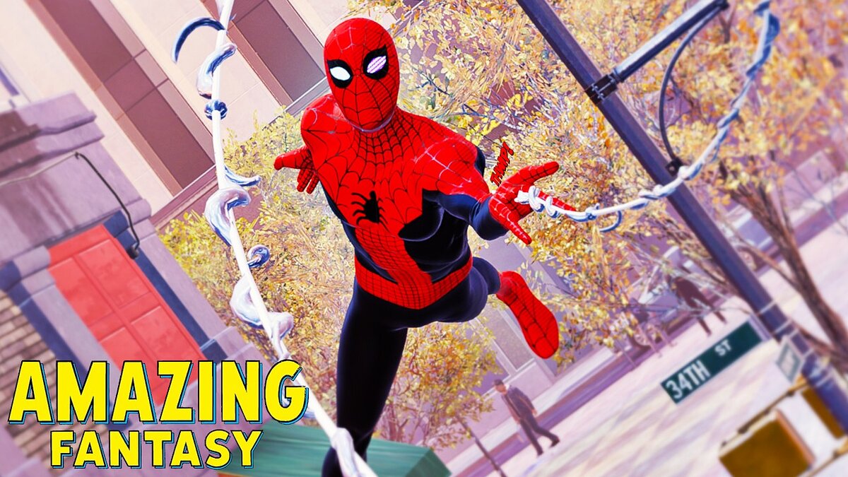 Marvel&#039;s Spider-Man Remastered — Amazing Fantasy 15 costume