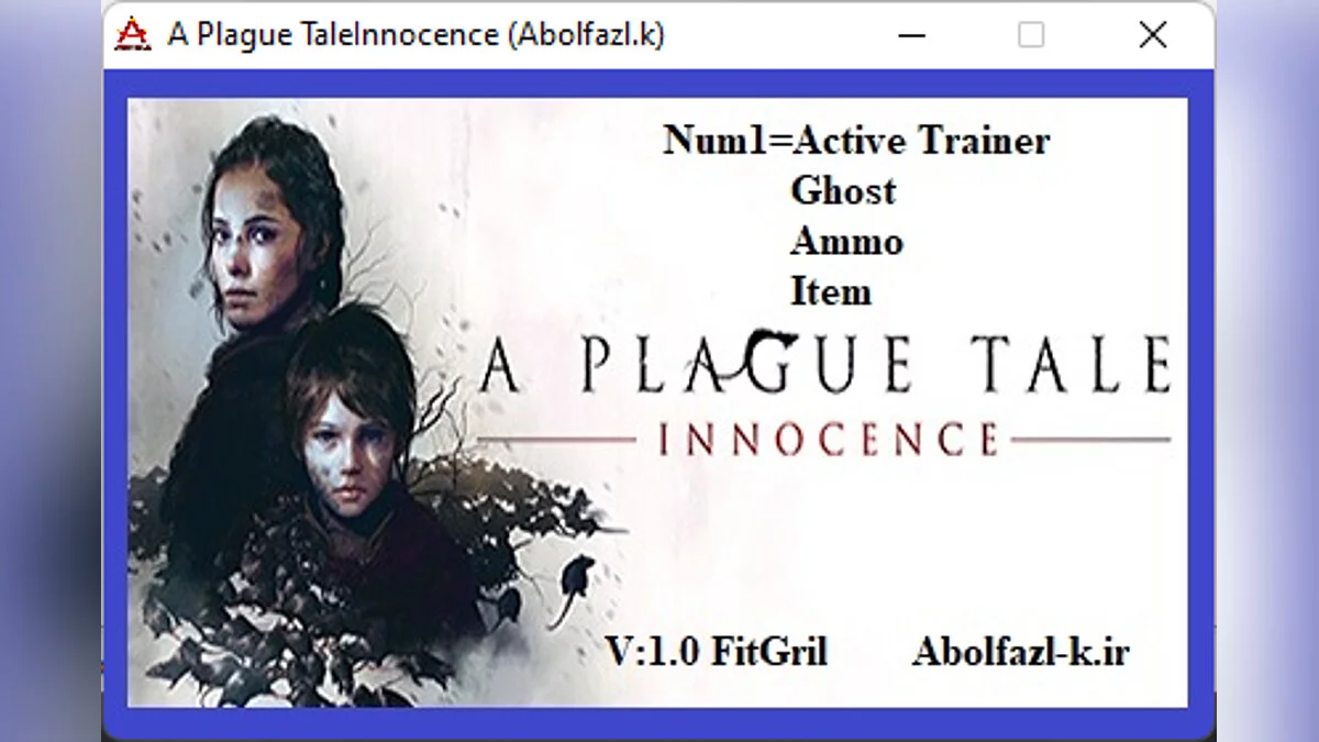 A Plague Tale: Innocence — Trainer (+3) [1.0]