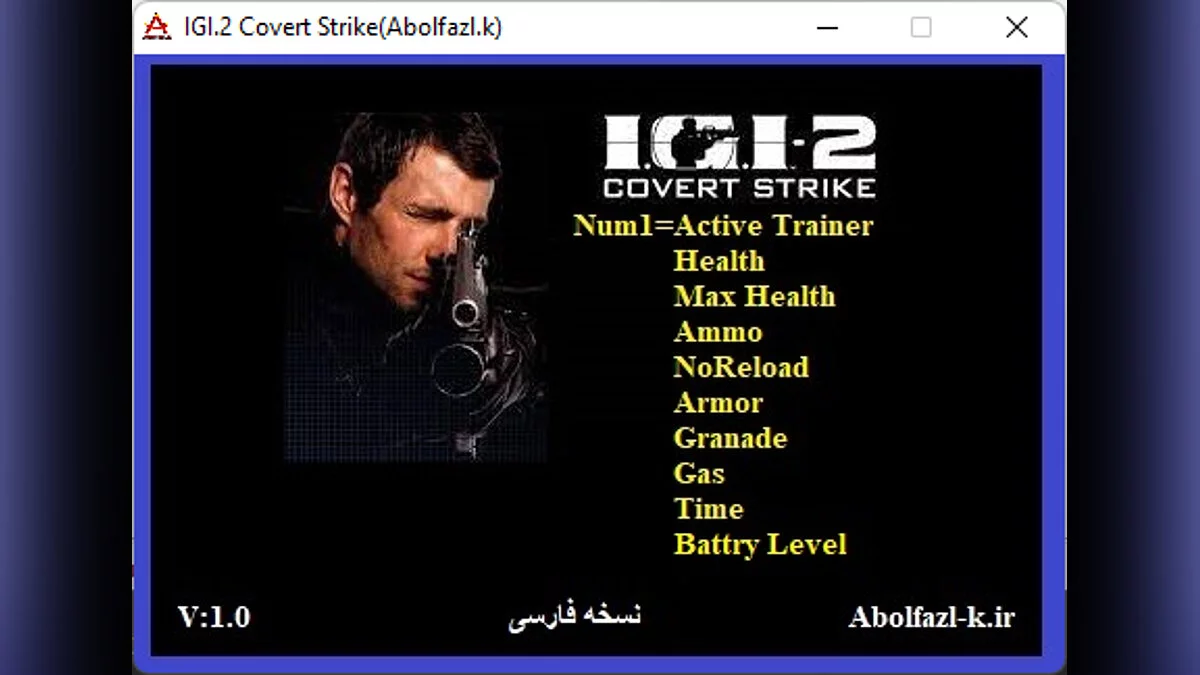 I.G.I-2: Covert Strike — Trainer (+9) [1.0]