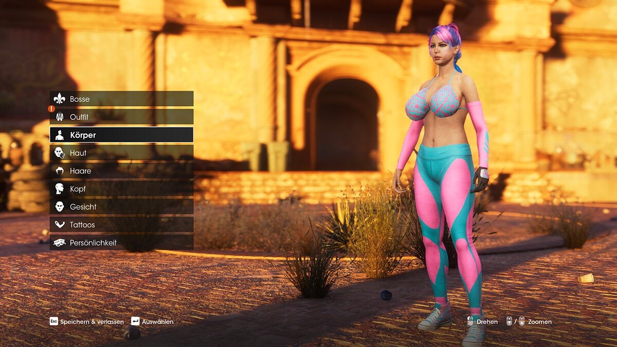 Saints Row — Character preset with big breasts