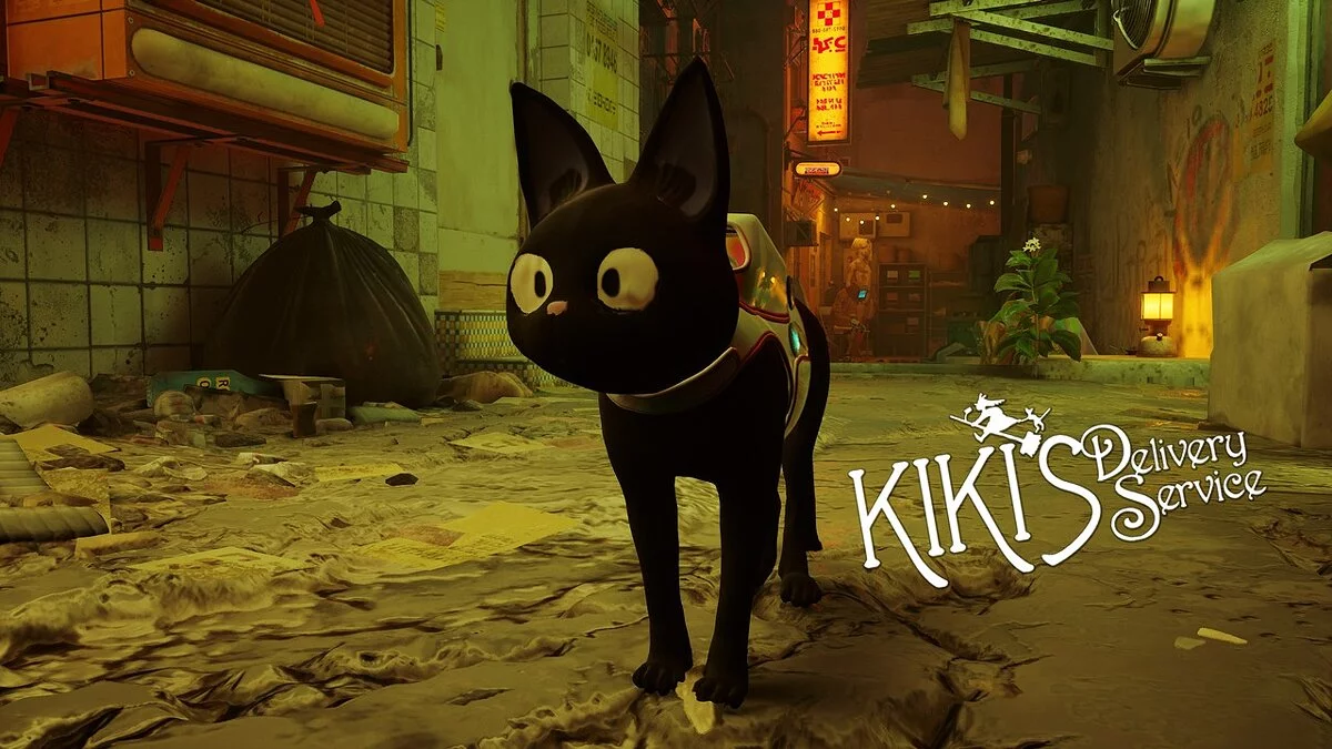 Stray — Jiji from the anime "Witch's Delivery Service"