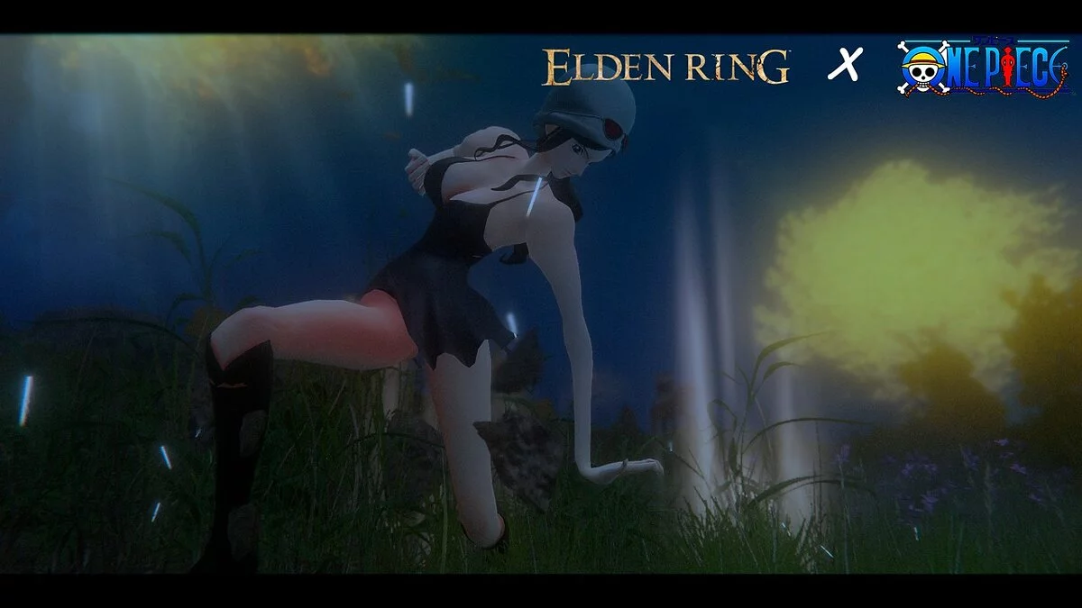 Elden Ring — Nico Robin del juego One Piece.