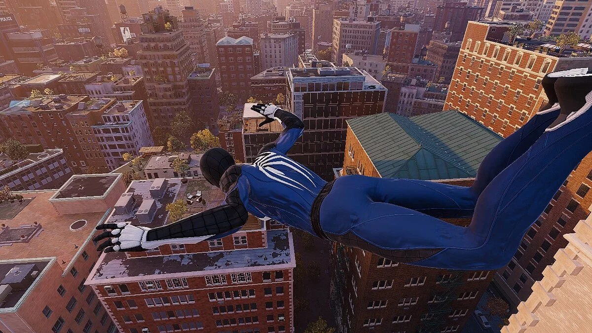 Marvel&#039;s Spider-Man Remastered — Чорний та синій покращений костюм