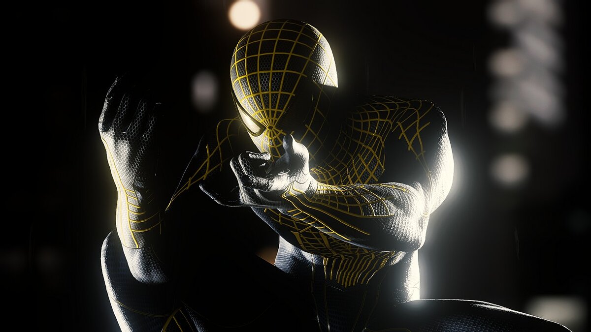 Marvel&#039;s Spider-Man Remastered — Luxurious black amazing suit