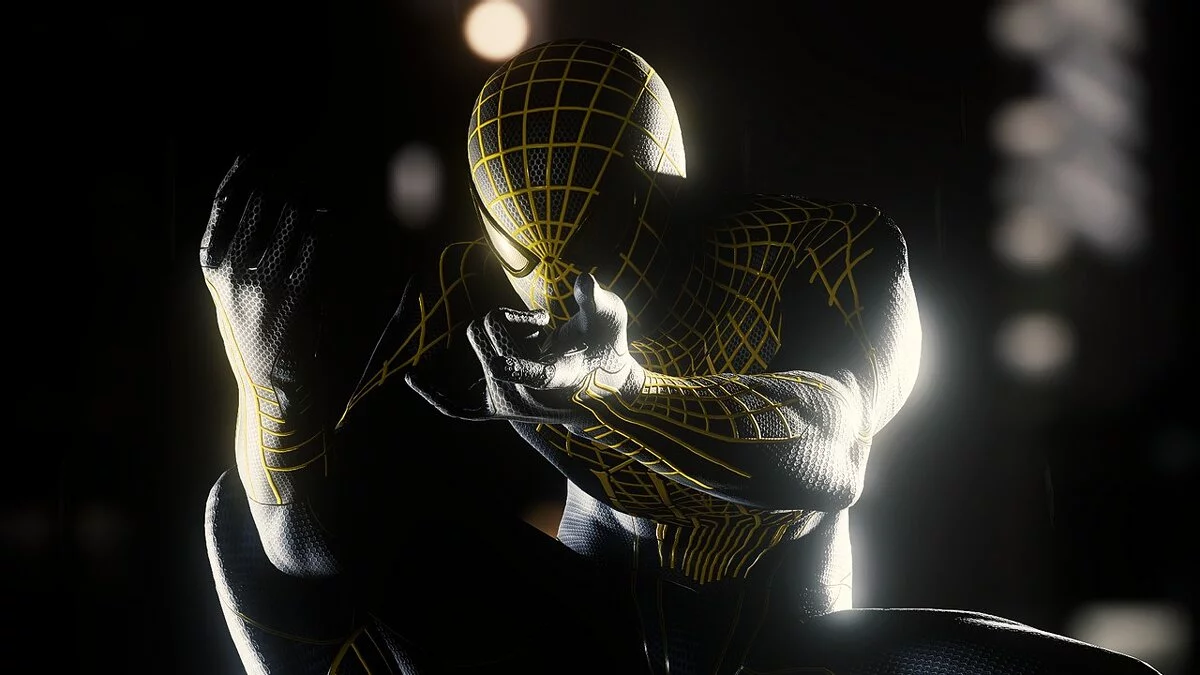 Marvel&#039;s Spider-Man Remastered — Lujoso traje negro increíble