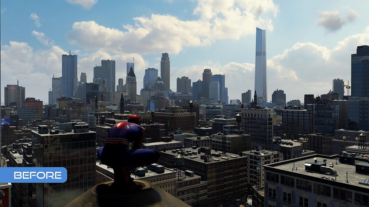 Marvel&#039;s Spider-Man Remastered — Overhaul of New York's natural lighting