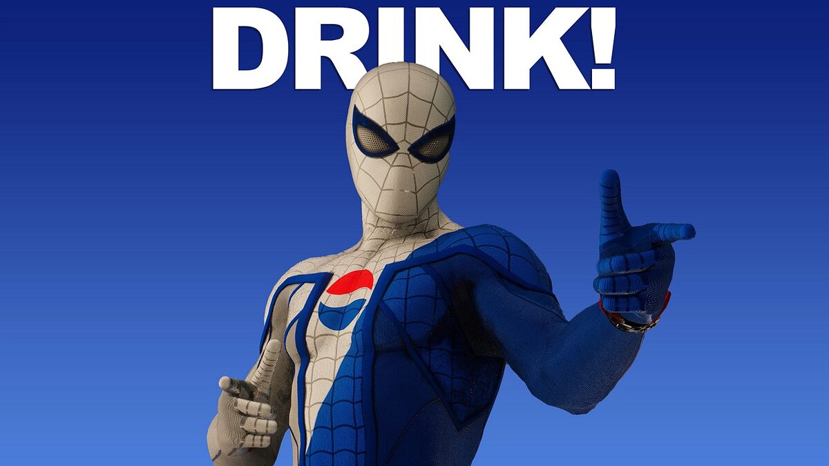 Marvel&#039;s Spider-Man Remastered — Pepsi Man Costume