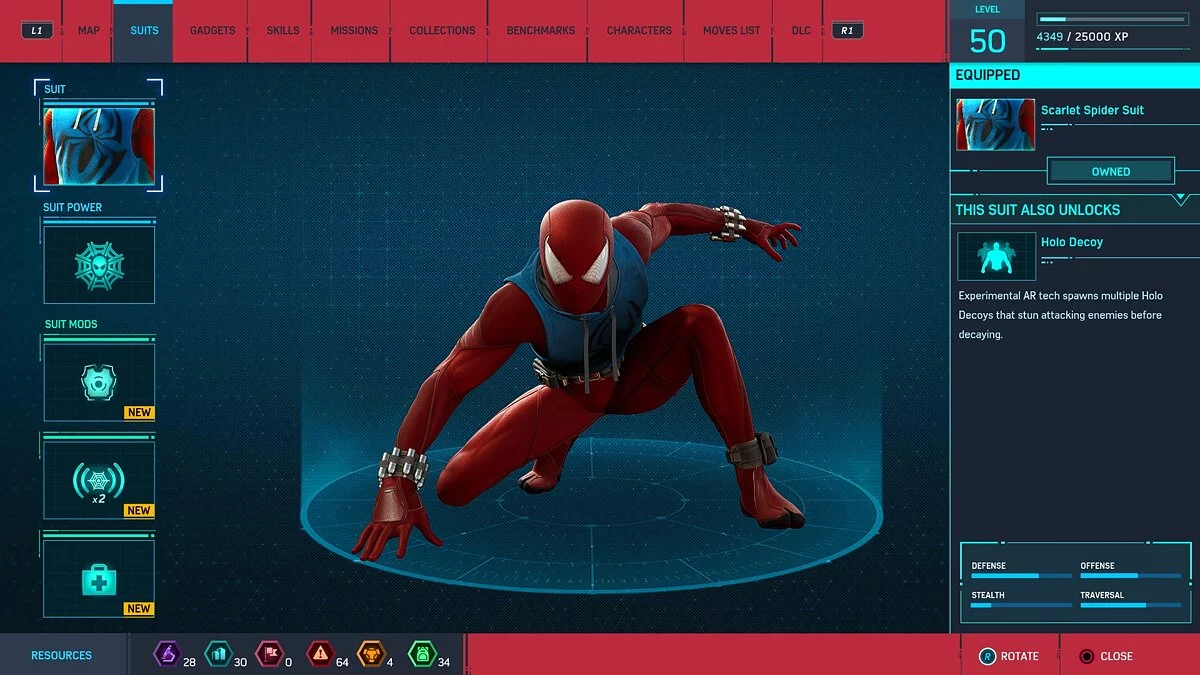 Marvel&#039;s Spider-Man Remastered — Scarlet spider without net