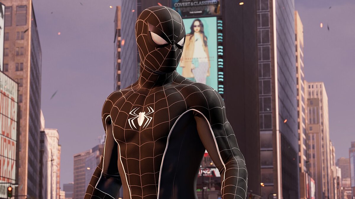 Marvel&#039;s Spider-Man Remastered — Classic dark suit