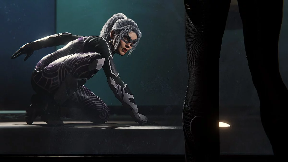 Marvel&#039;s Spider-Man Remastered — Black Cat Costume in Mass Effects Style