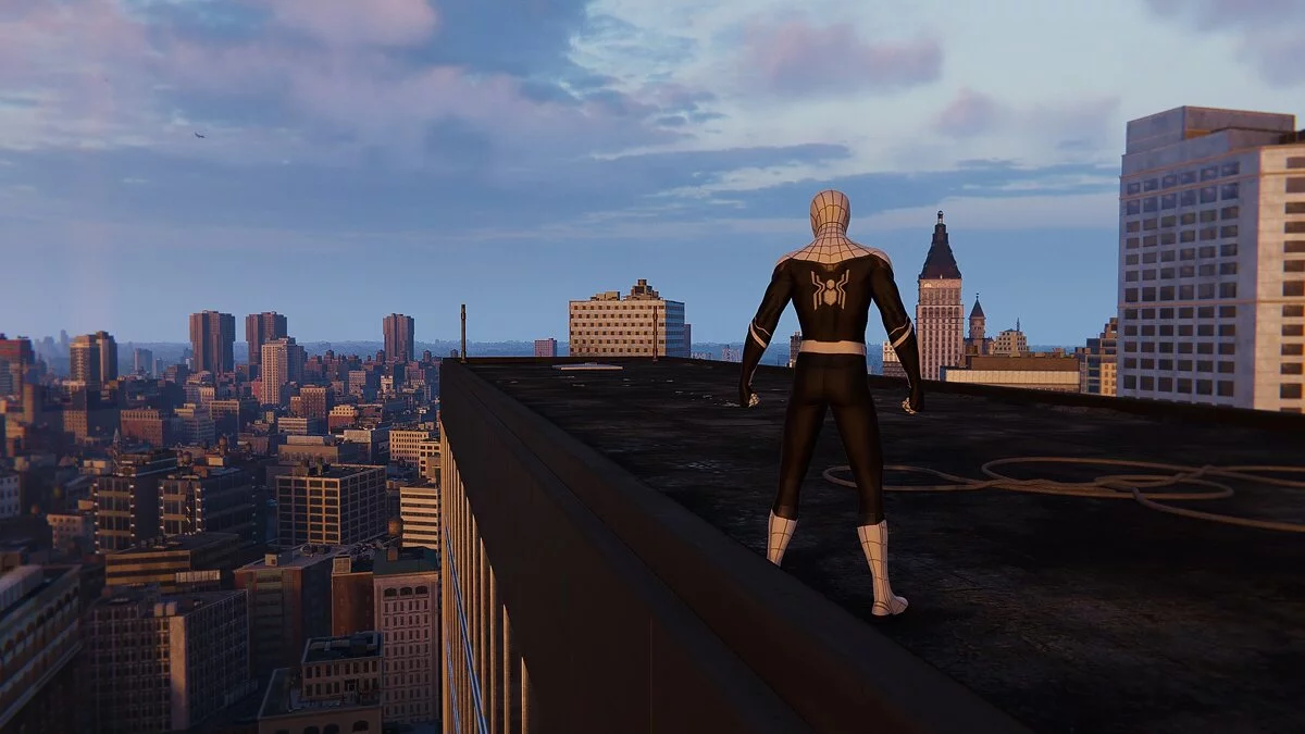 Marvel&#039;s Spider-Man Remastered — Чорно-білий костюм «Вдалині від дому»