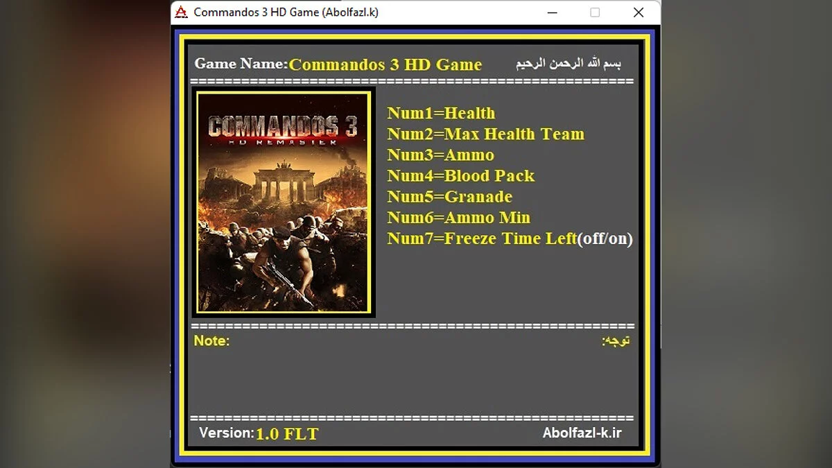 Commandos 3: HD Remaster — Trainer (+7) [1.0]