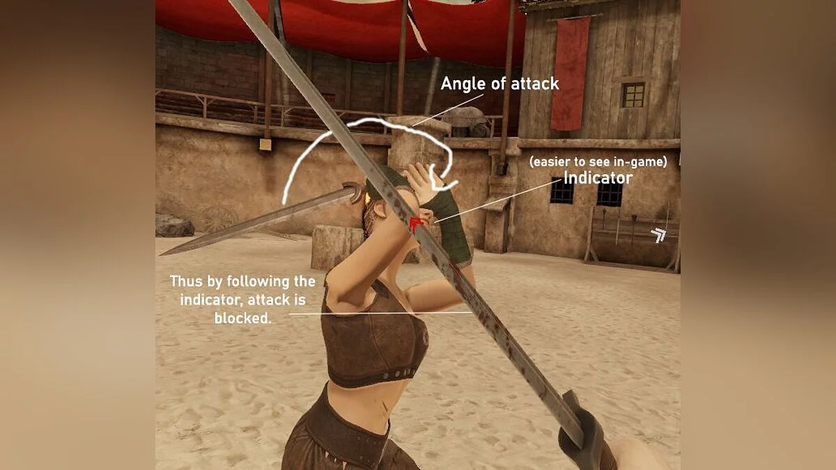 Blade and Sorcery — Индикаторы атаки