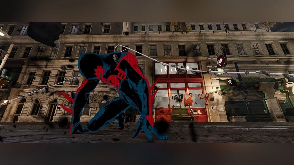 Marvel's Spider-Man Remastered — Людина-павук 2099 із коміксів.