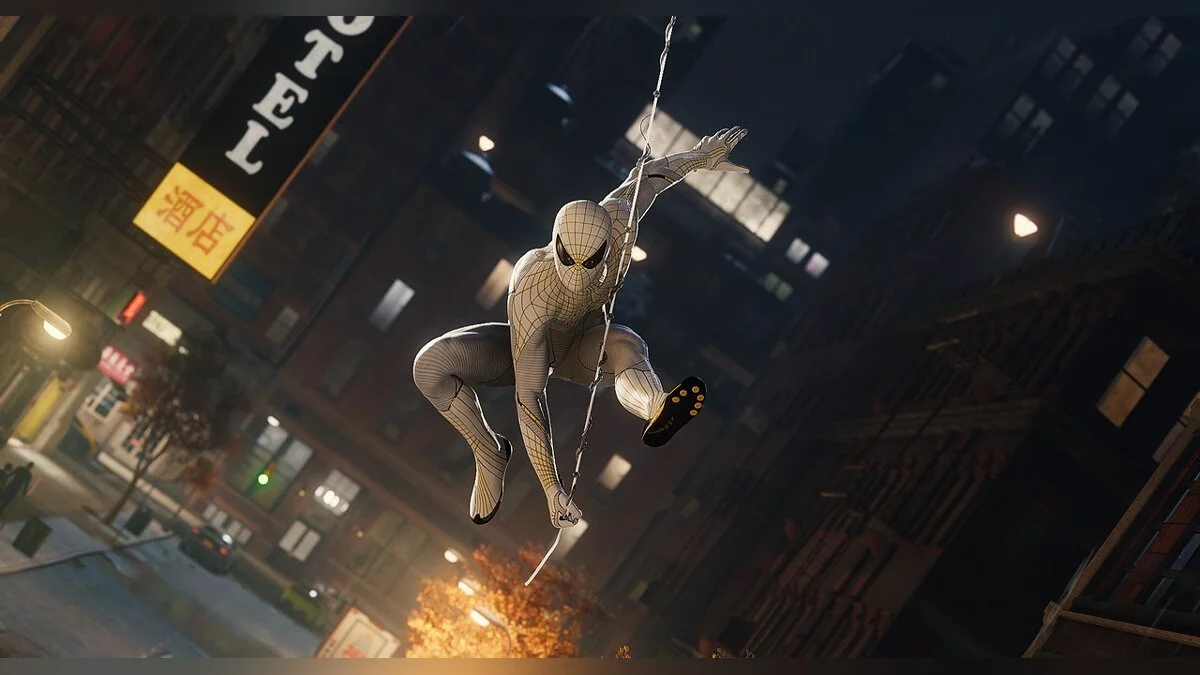 Marvel&#039;s Spider-Man Remastered — Luxurious white amazing suit