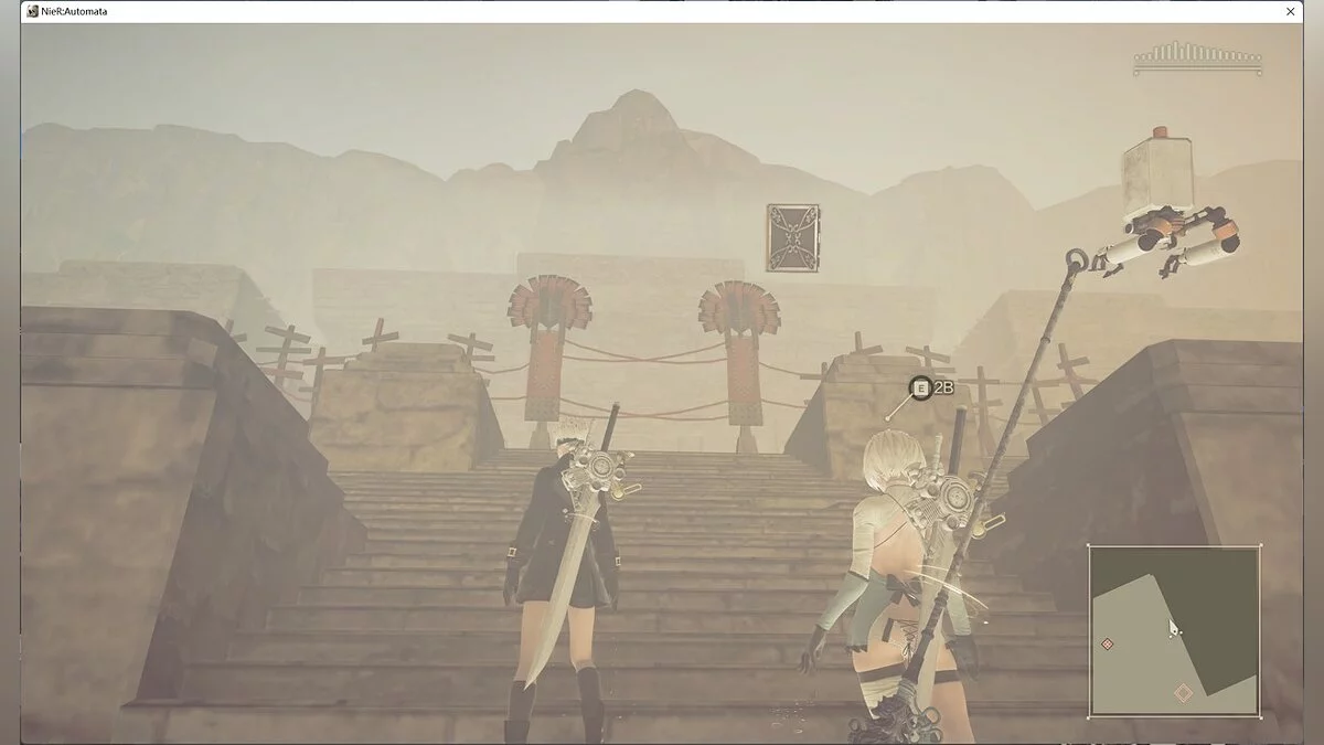 NieR:Automata Game of the YoRHA Edition — desert city