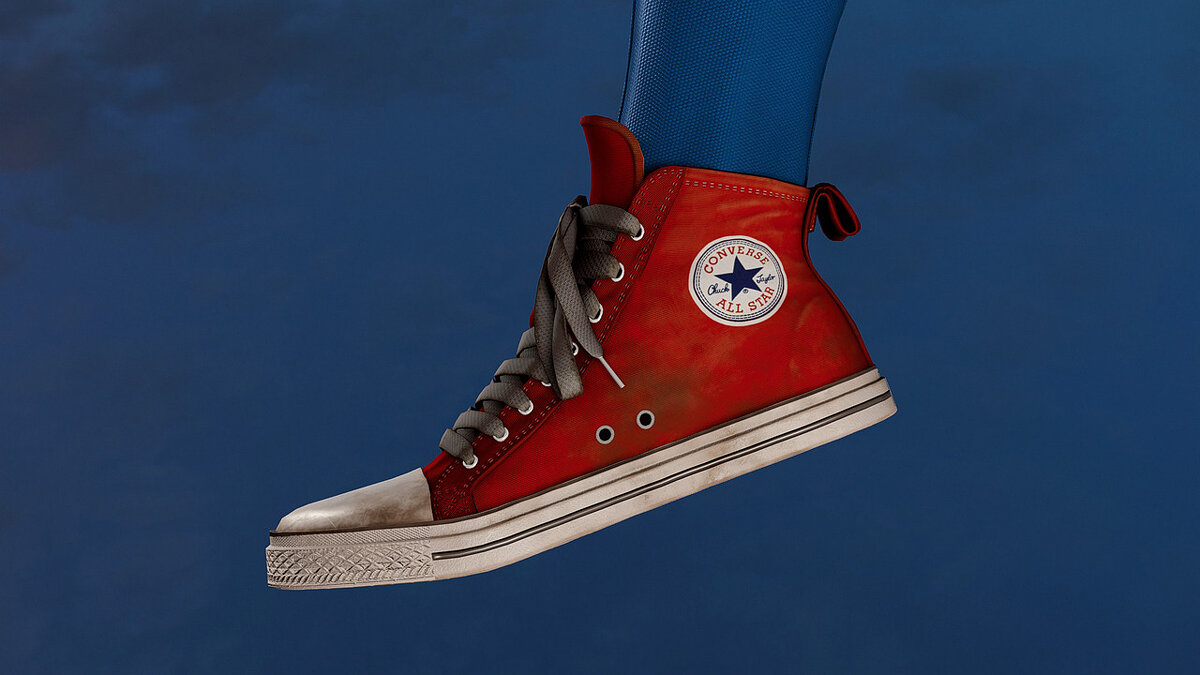 Marvel&#039;s Spider-Man Remastered — Converse sneakers for punk