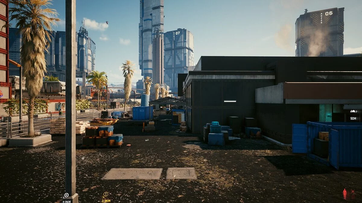 Cyberpunk 2077 — Новая текстура асфальта