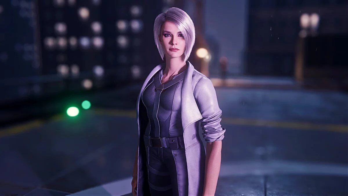 Marvel&#039;s Spider-Man Remastered — Silver Sable - maquillaje alternativo