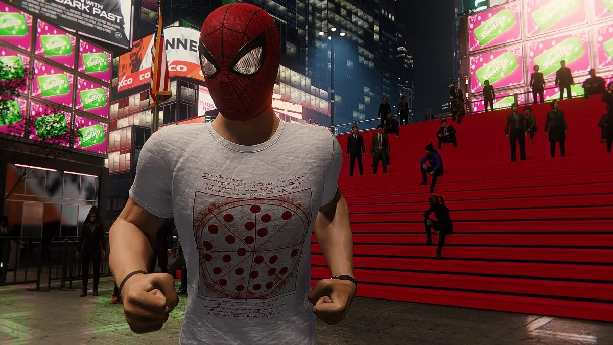 Marvel&#039;s Spider-Man Remastered — Футболка з піцою