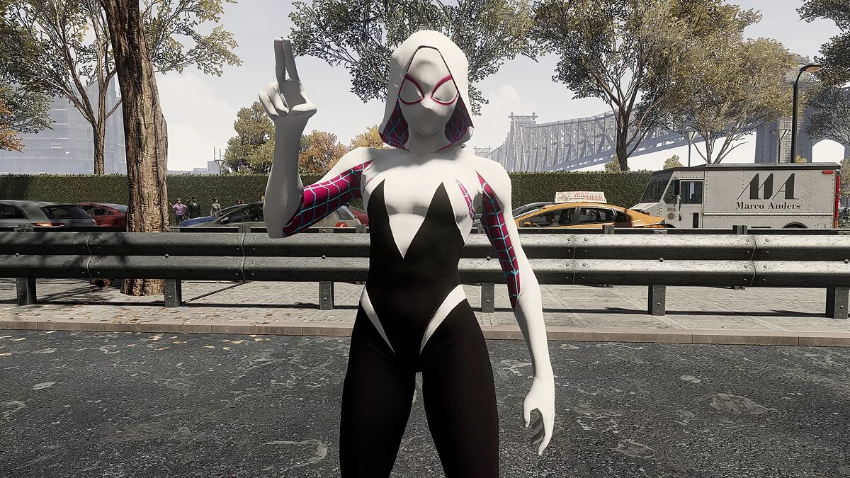 Marvel&#039;s Spider-Man Remastered — araña gwen