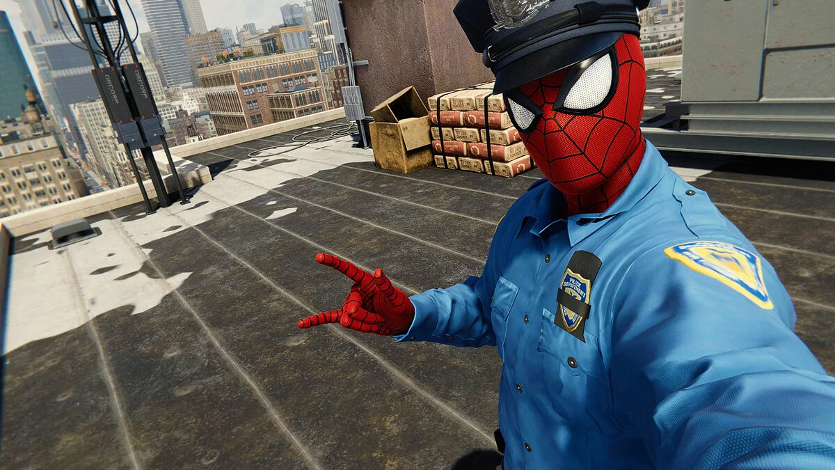 Marvel&#039;s Spider-Man Remastered — Паук-полицейский